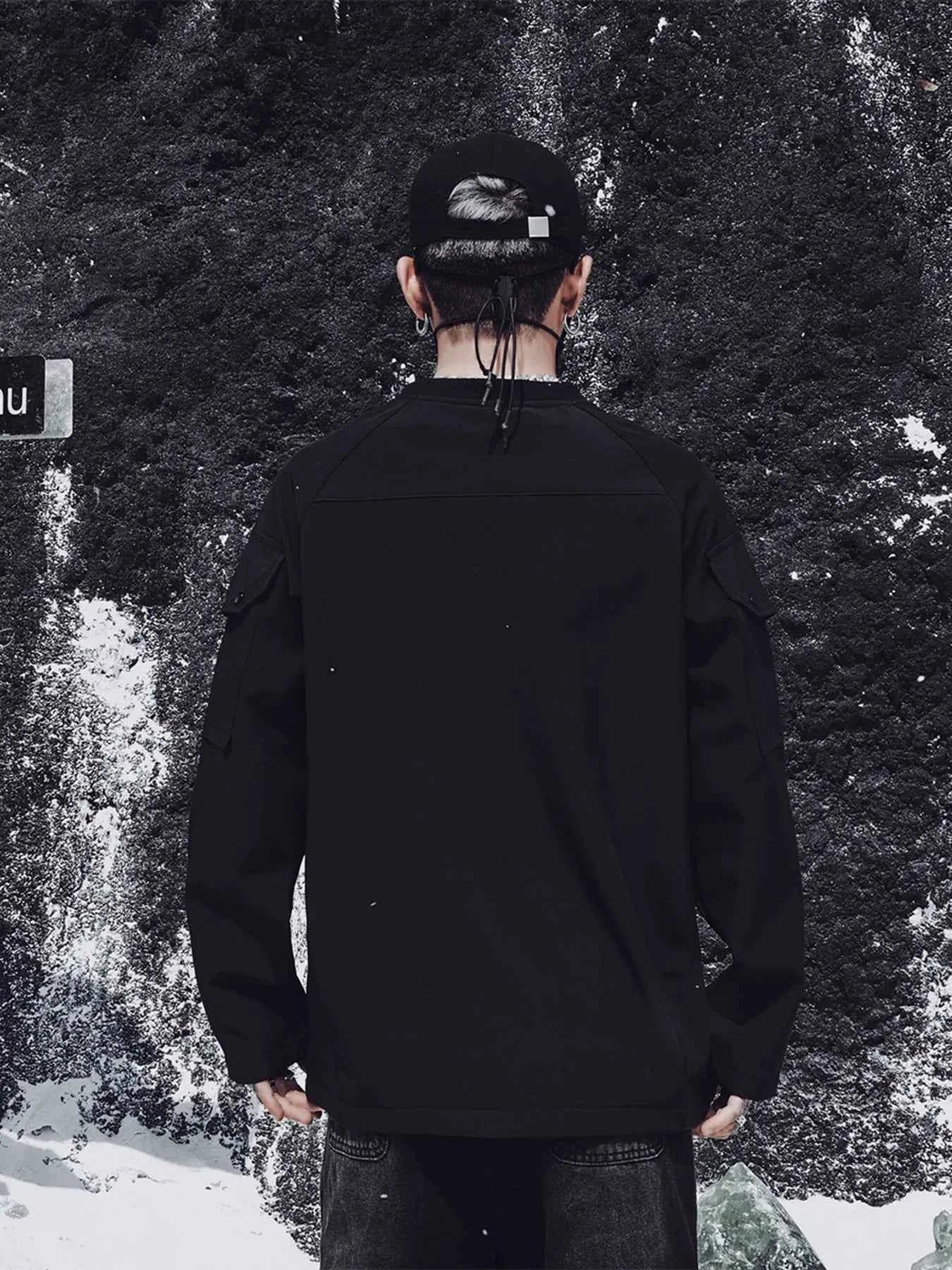 Men's Plus Size Crew Neck Long Sleeve Sweatshirt